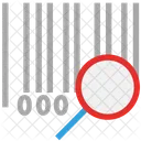 Barcode Investigate Magnifying Icon