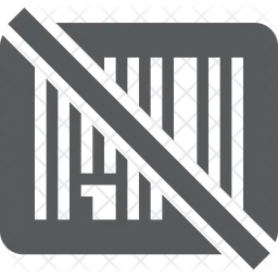 Bar Code No  Icon