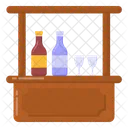 Beverages Counter Bar Counter Beverages Table Icon