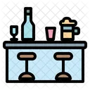 Bar Counter Bar Cafe Icon