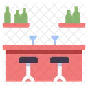 Bar Counter Drink Icon