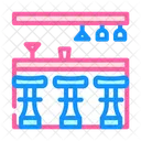 Bar Counter Color Icon
