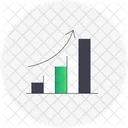 Bar Graph Data Analysis Quantitative Data Icon