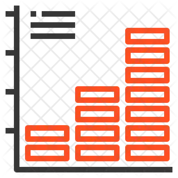 막대 그래프  아이콘