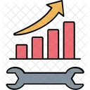 Bar Graph Customization Development Icon