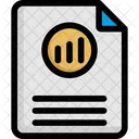 Bar Graph Analytics Financial Report Growth Analysis Icon