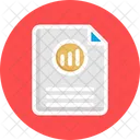 Bar Graph Analytics Financial Report Growth Analysis Icon