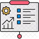 Bar Graph Data Visualization Analytics Icon
