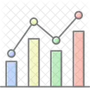 Bar Graph Lineal Color Icon Icon