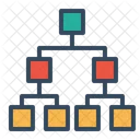 Bar Chart Flow Icon