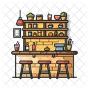 Chart Graph Drink Icon