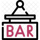 Bar Sign Board Icon