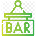 Bar Sign Board Icon