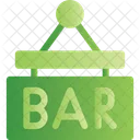Bar Sign Board Icon