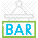 Bar Sign Board Icon