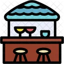 Bar Party Beach Bar Icon