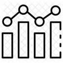 Bar Line Graph  Icon