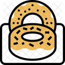 Bar Maple Donut Donut Bar Icon