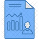 Business Growth Report Report Analysis Icon