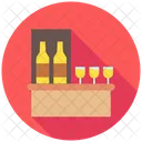 Bottles Liquor Display Icon