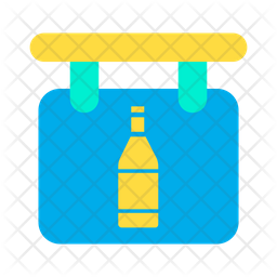 Bar Sign Board Icon