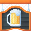 Bar Sign Bar Board Sign Icon
