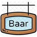 Bar Baar Signboard Icon