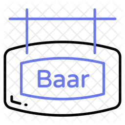 Bar Signboard  Icon