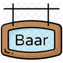 Bar Signboard  Icon