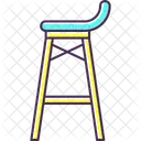 바 의자  아이콘
