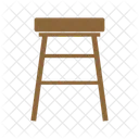 Bar Stool Chair Furniture Icon