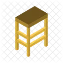 Bar Stool Chair Furniture Icon