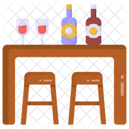 Bar Table  Icon