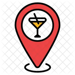 Ubicación del bar Flag Icono