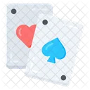 Baraja De Cartas Cartas De Poquer Cartas De Casino Icono