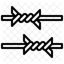 Barb Wire Metal Security Icon