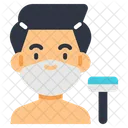 Afeitado de barba  Icono