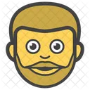 Barba masculina  Icono
