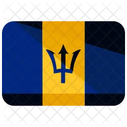 Barbados Flag Symbol