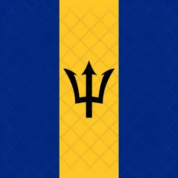 Barbados Flag Icon
