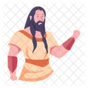 Barbarian Medieval Warrior Medieval Man Icon