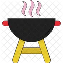 Bbq Charcoal Grill Outdoor Cooking Icon