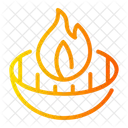 Barbecue Grill Flame Icon