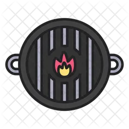 Barbecue, bbq, fire, cooking  Icon