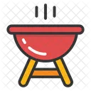 Fume Barbecue Barbecue Icône