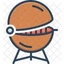 Barbecue Fire Grill Icon