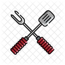 Barbecue Grilling Tools Icon