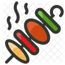 Barbecue Bbq Skewer Icon