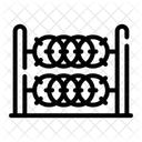 Barbed fence  Icon