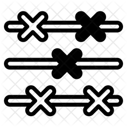 有刺鉄線  アイコン